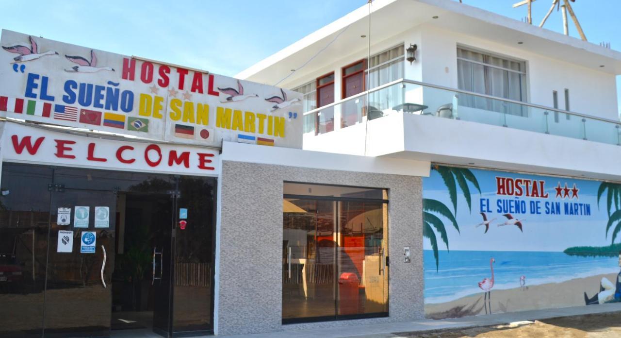 Hostal El Sueno De San Martin パラカス エクステリア 写真